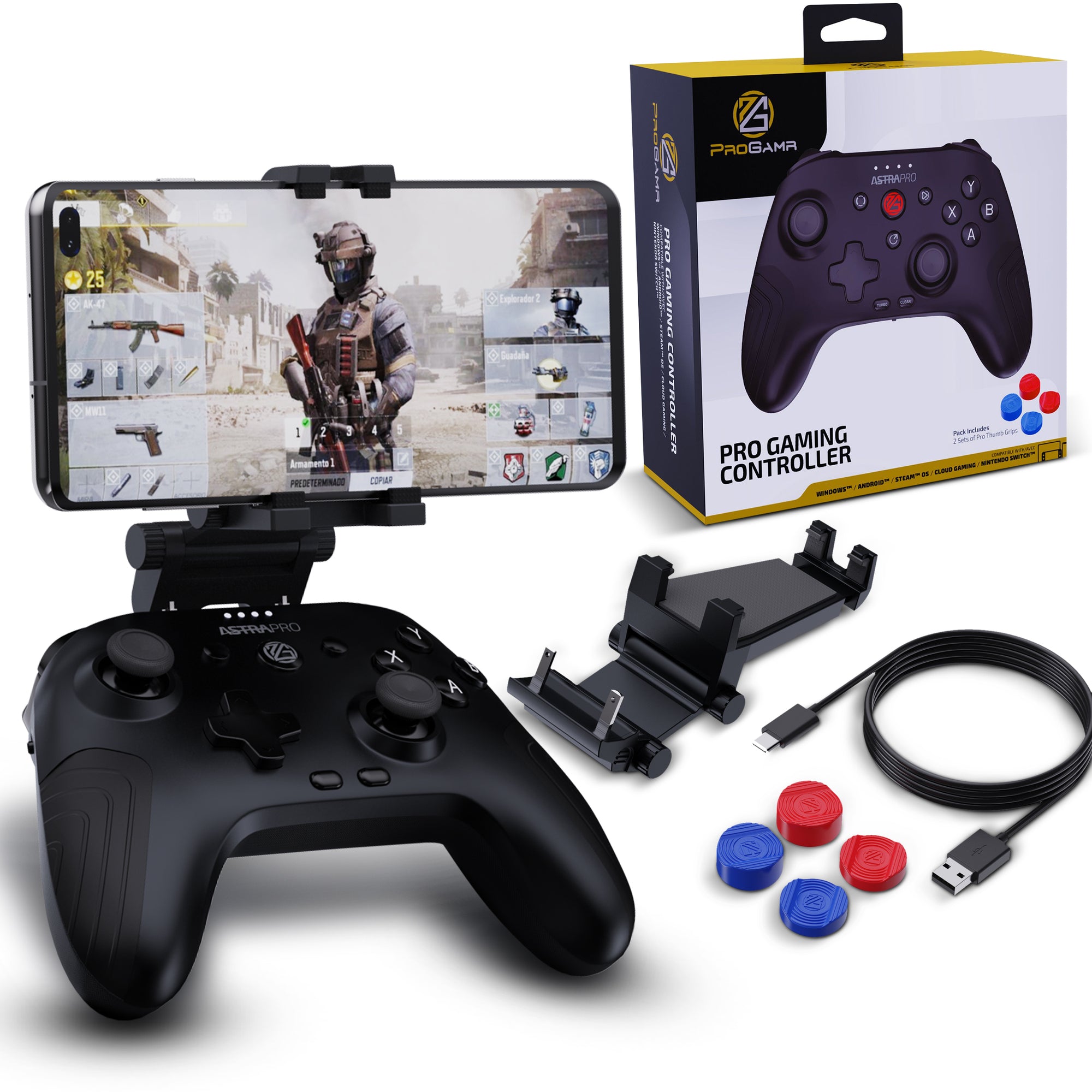 ProGAMR AstraPro Nintendo Switch, Android, and PC Gaming Controller