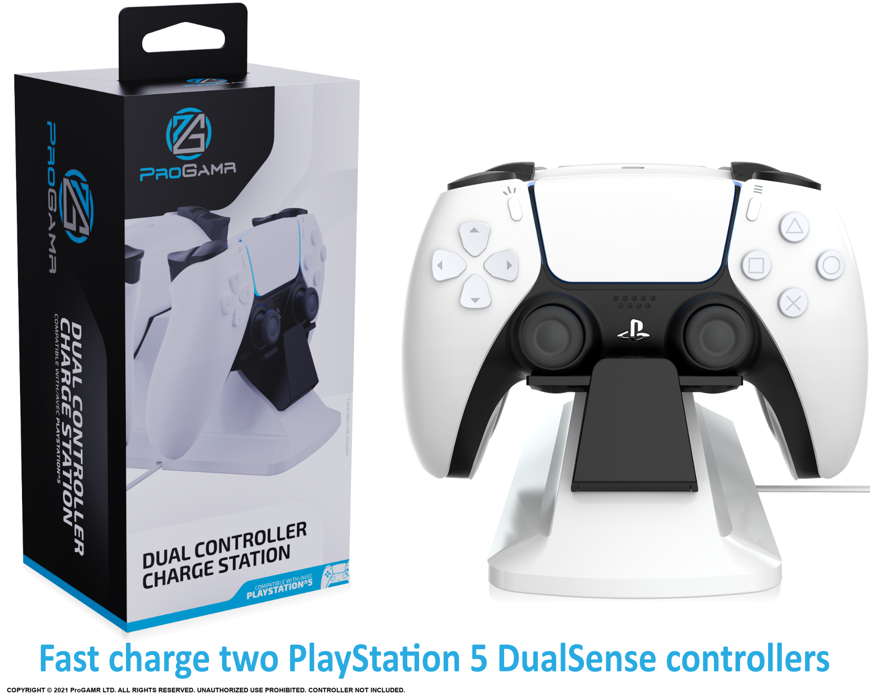 ProGAMR PlayStation® 5 Dual Sense Controller Charge Station