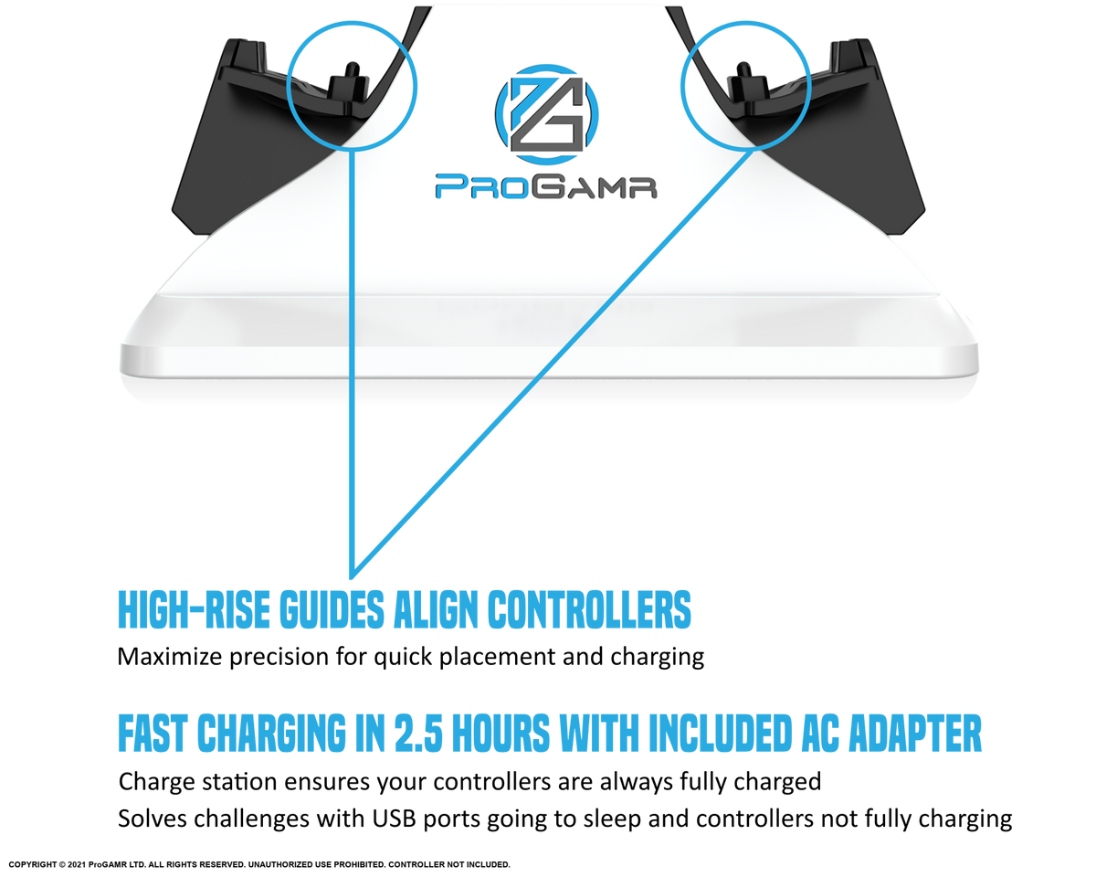 ProGAMR PlayStation® 5 Dual Sense Controller Charge Station