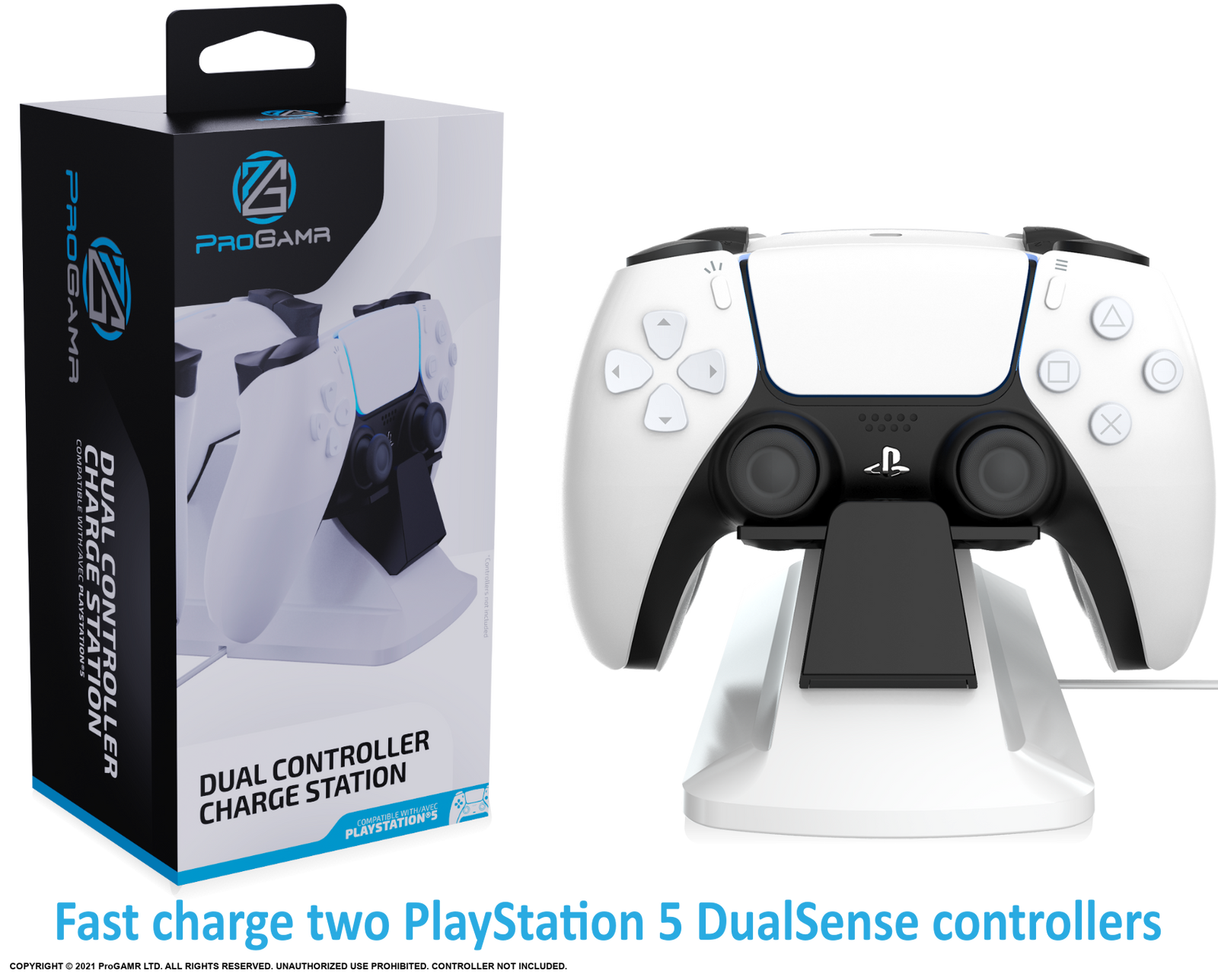 ProGAMR PlayStation® 5 Dual Sense Controller Charge Station