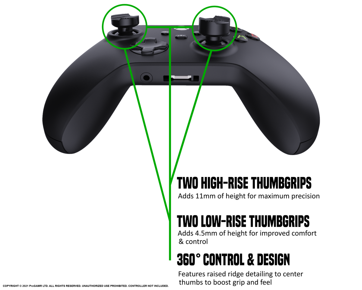 Performance Thumb Grips for Xbox Series X|S Controllers